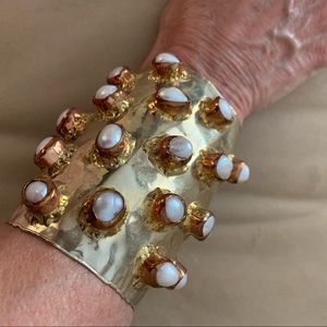 Large Moroccan braclet cuff